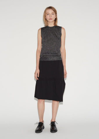 Stretch Crepe Skirt