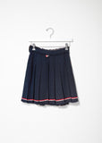 Wide Pleat Mini Skirt