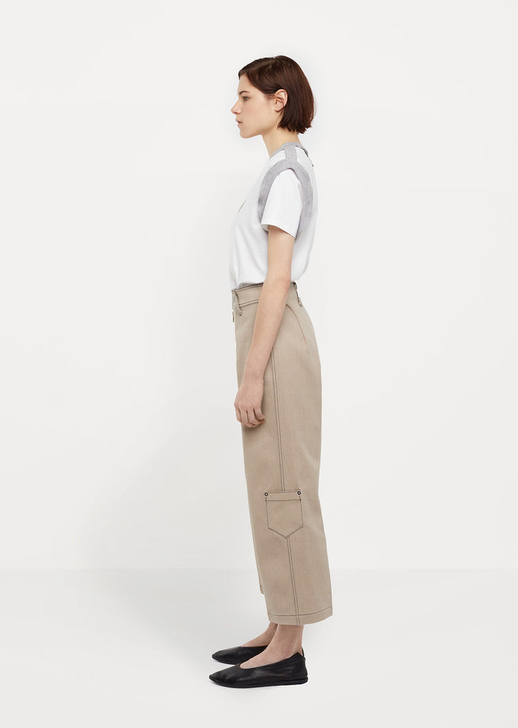 Darted Denim Culotte