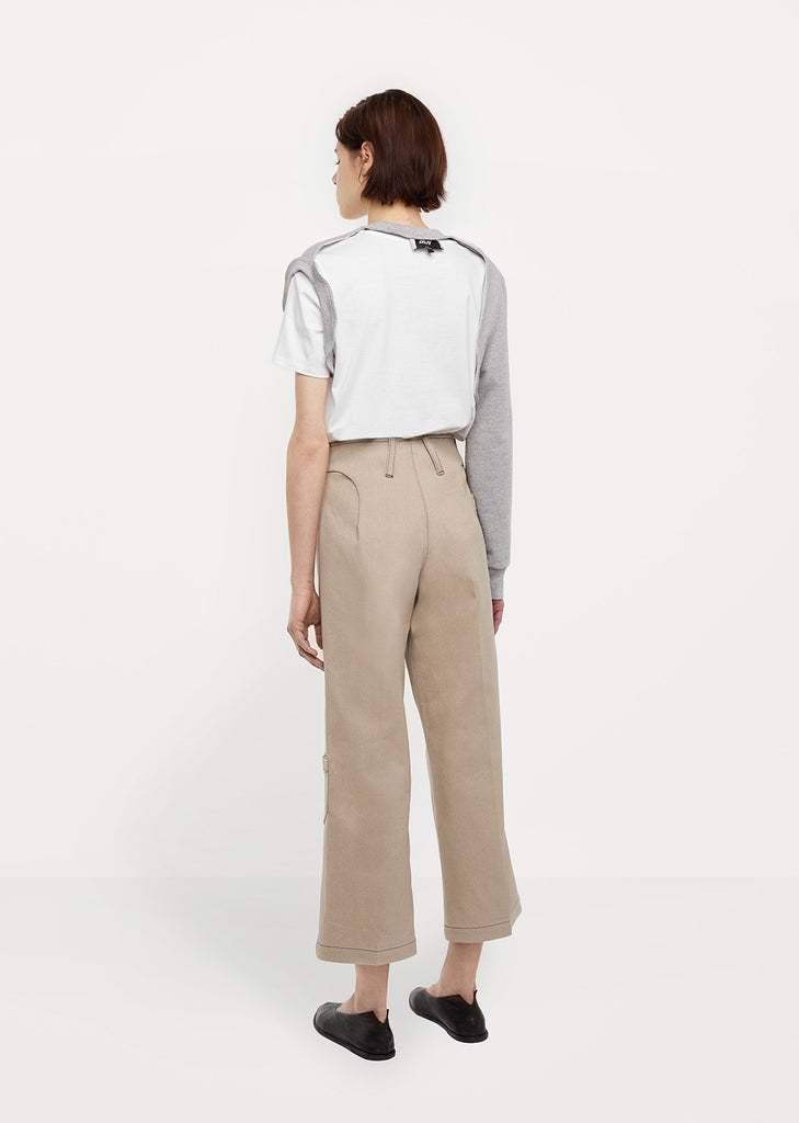 Darted Denim Culotte