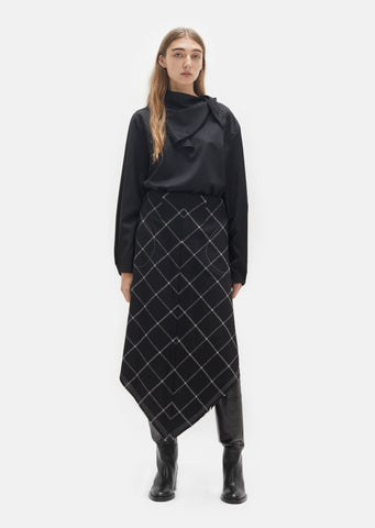 Phantom Pocket Grid Skirt