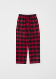 Flannel Pyjamas Pants — Red Gingham