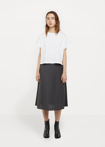 Wool Midi Skirt