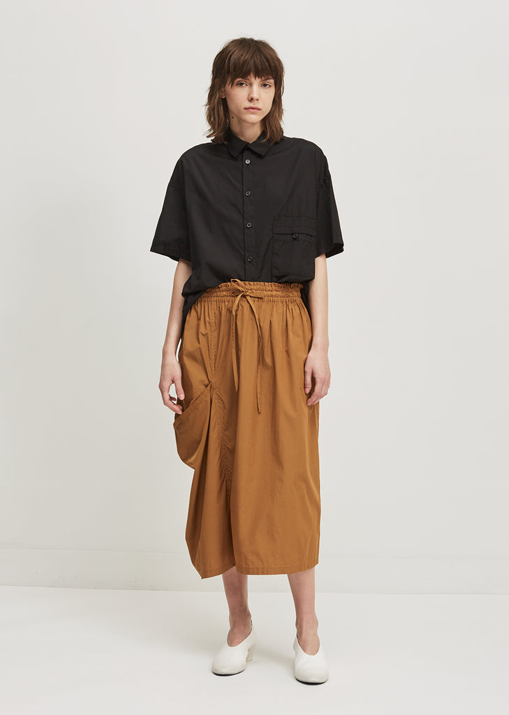 Twill Tuck Down Skirt