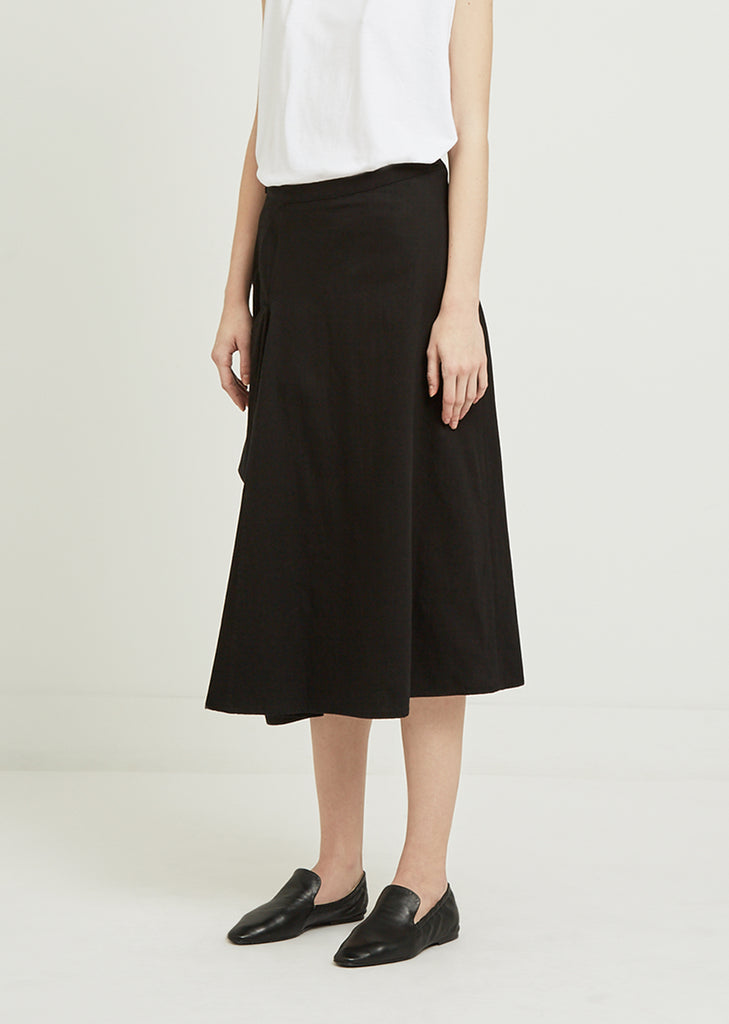 Soft Twill Yoke Panel Skirt