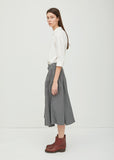 Cotton Linen Twill Skirt