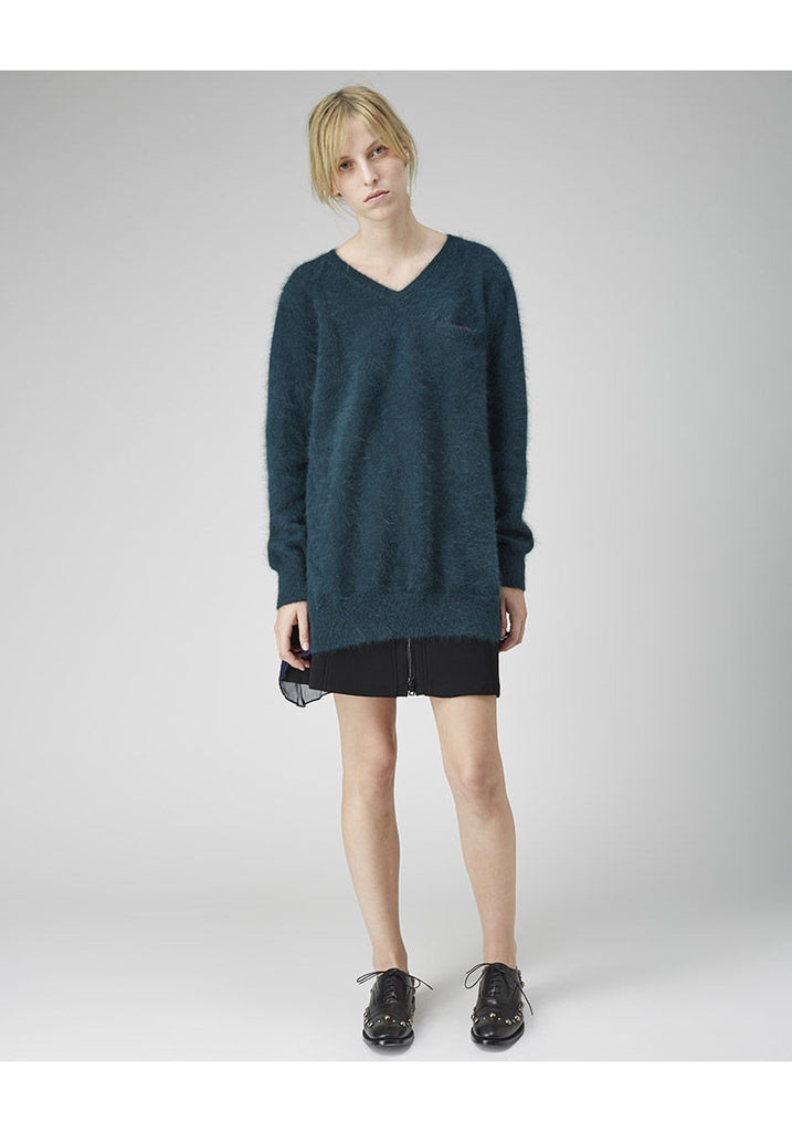 Angora Silk Back Tunic