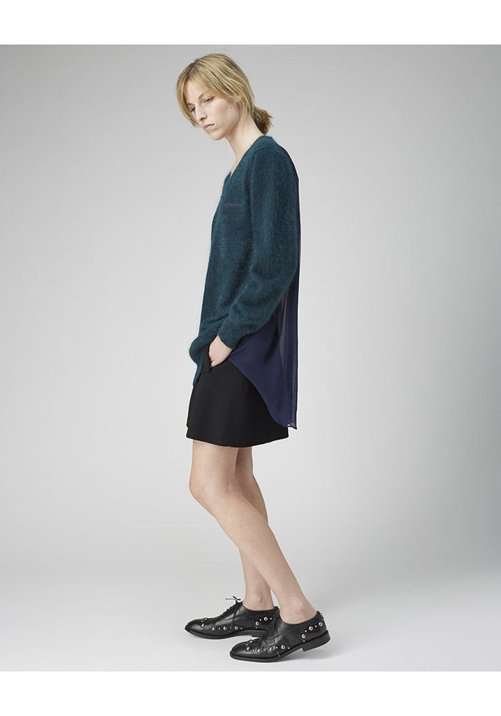 Angora Silk Back Tunic