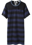 Beaded Collar T-Shirt Dress