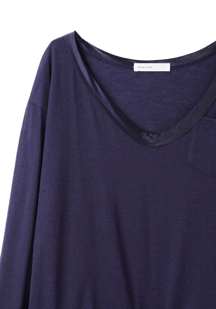 Drawstring Long Sleeve Tee