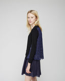 Eyelet Lace Combo Cardigan