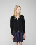 Eyelet Lace Combo Cardigan