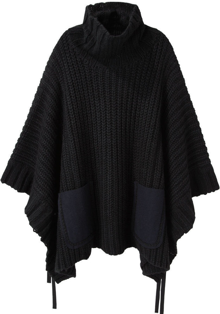 Funnel Neck Poncho