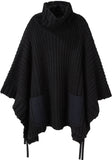 Funnel Neck Poncho
