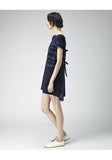 Grosgrain Stripe Lace Dress