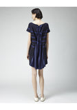Grosgrain Stripe Lace Dress