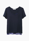 Lace Trim T-Shirt