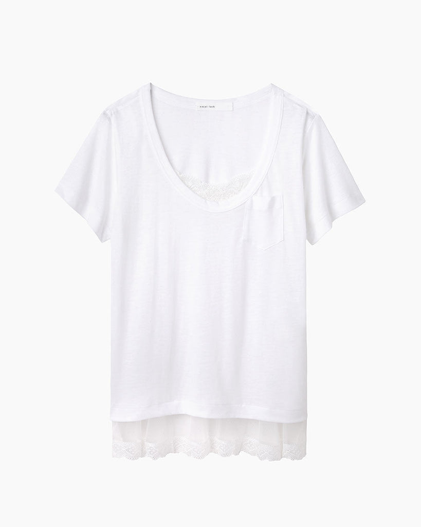 Lace Trim T-Shirt
