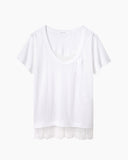 Lace Trim T-Shirt