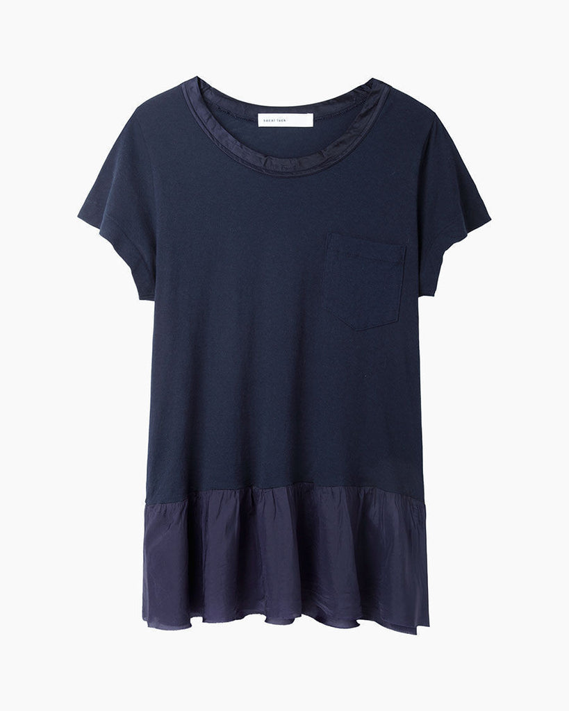 Ruffled Hem Tee
