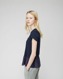 Ruffled Hem Tee
