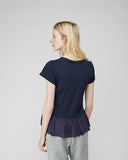 Ruffled Hem Tee