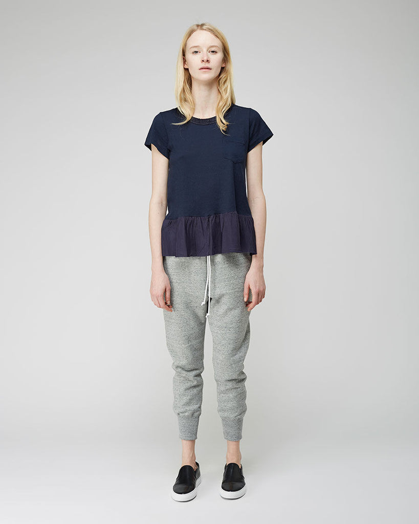 Ruffled Hem Tee