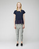 Ruffled Hem Tee