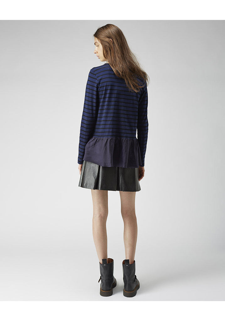 Skirted Stripe Top