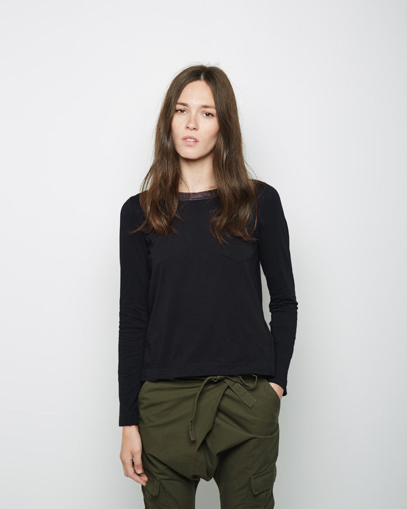 Split Back Combo Tee