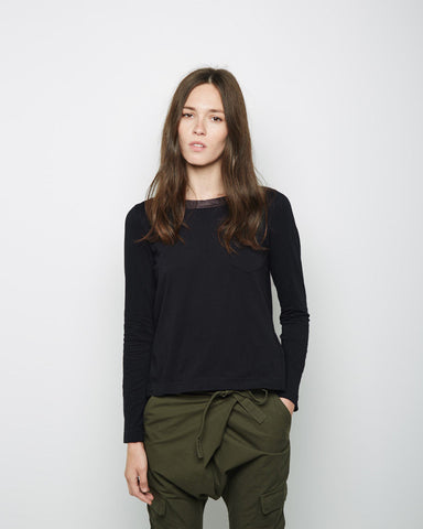 Split Back Combo Tee