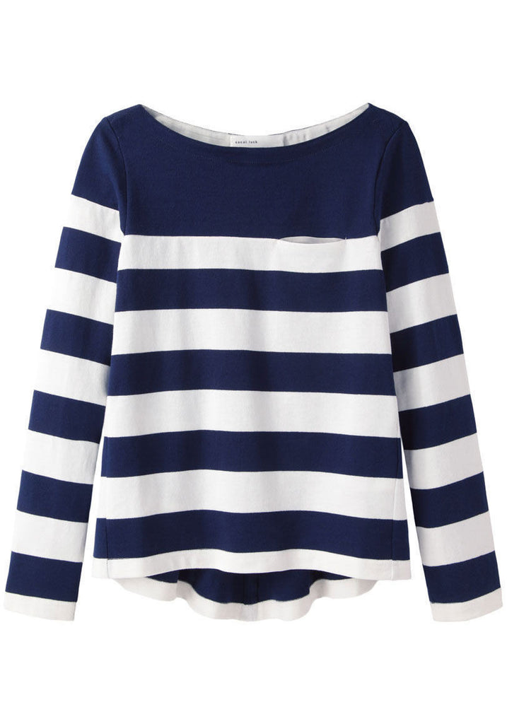 Striped Boatneck Tee
