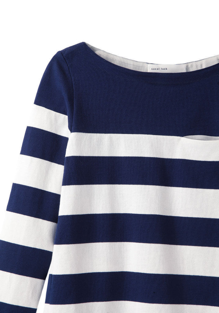 Striped Boatneck Tee