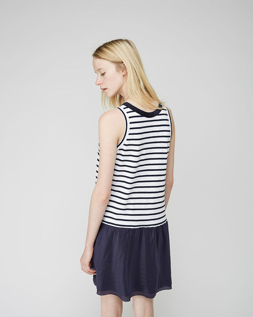 Striped Combo Tank Dress