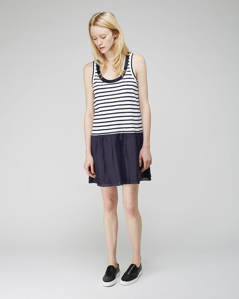 Striped Combo Tank Dress