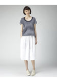 Striped Cupro Back Tee