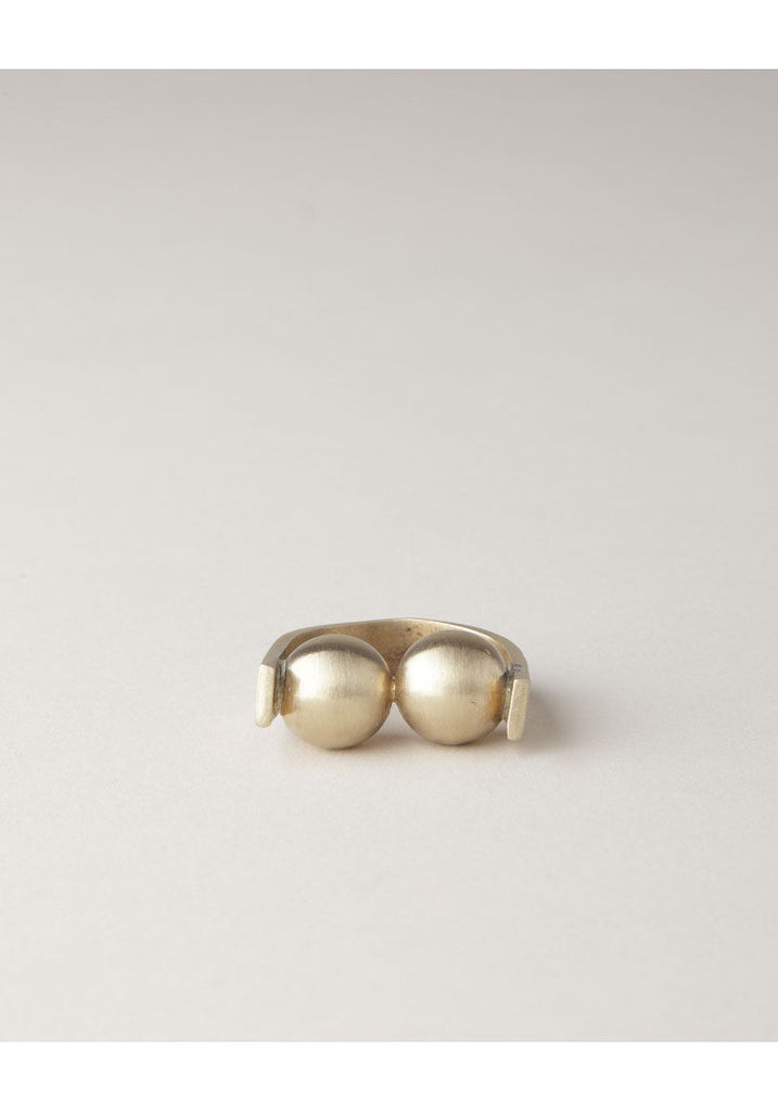 Double Sphere Ring
