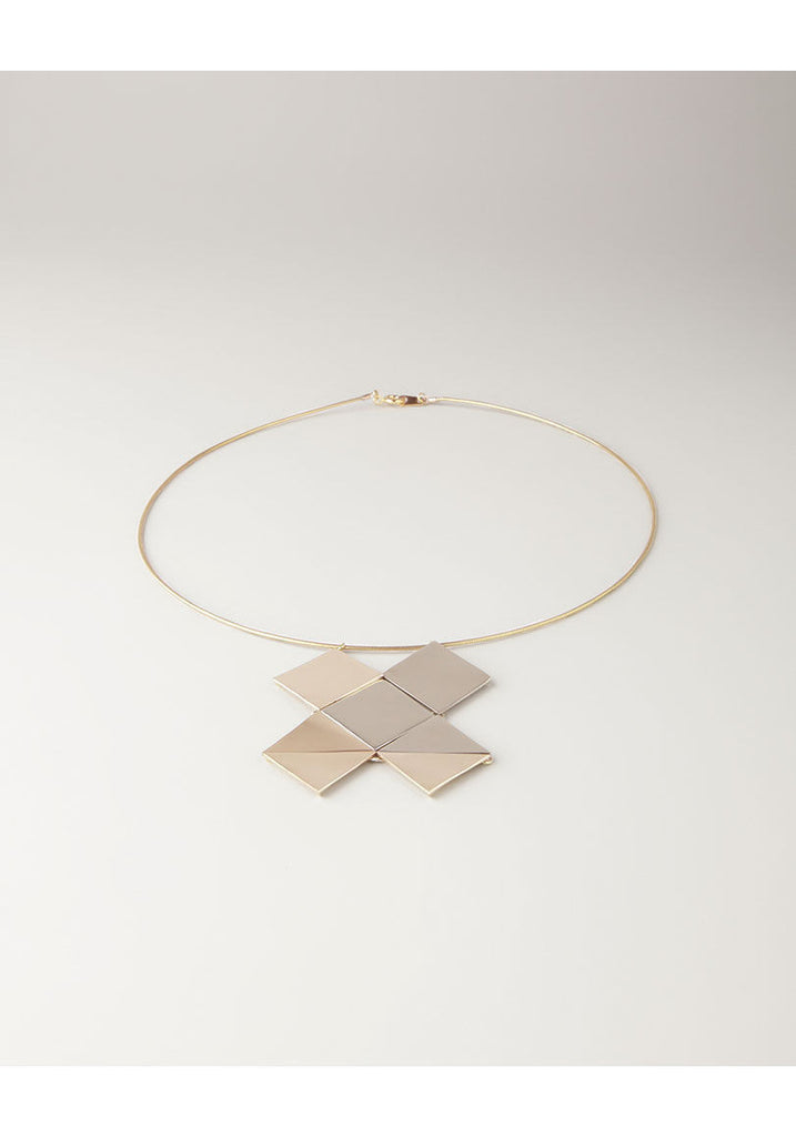 Facet Pendant Necklace