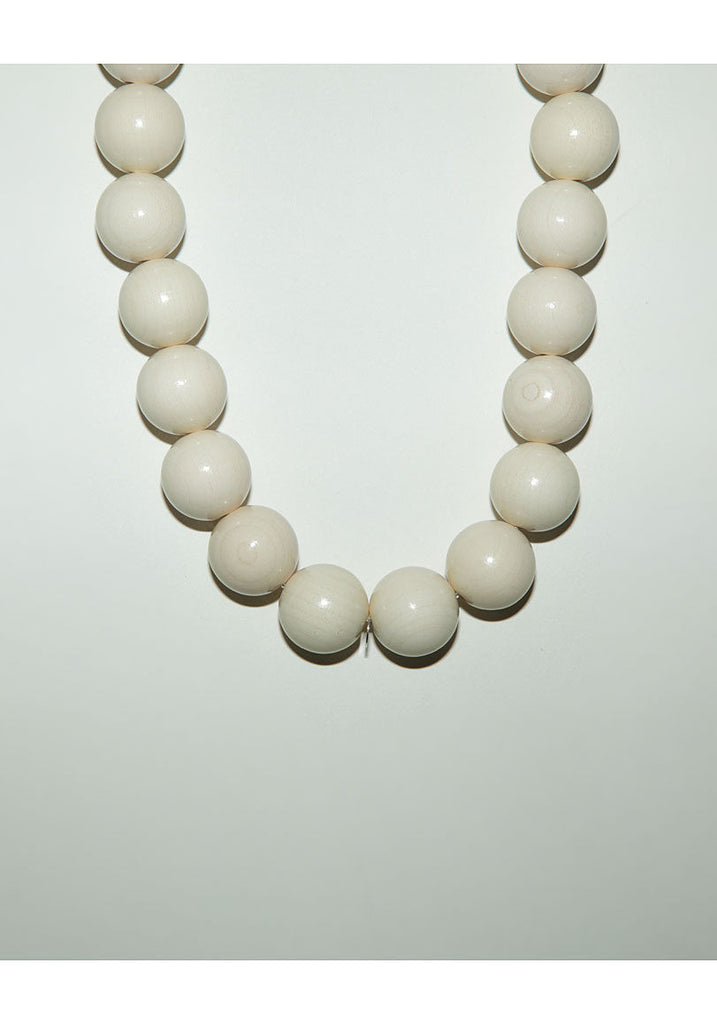 Big Wood Bead Necklace