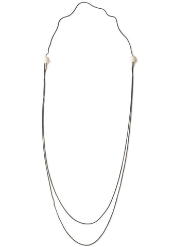 Ivory Long Boule Necklace