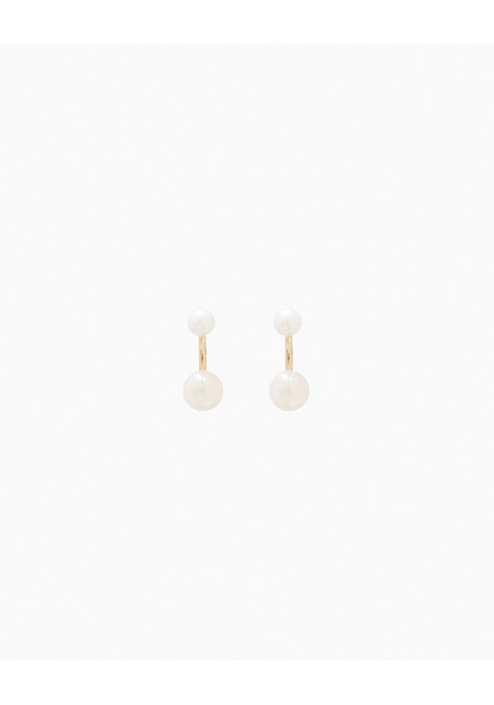 Double Pearl Studs