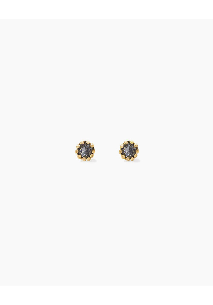 Grey Diamond Studs
