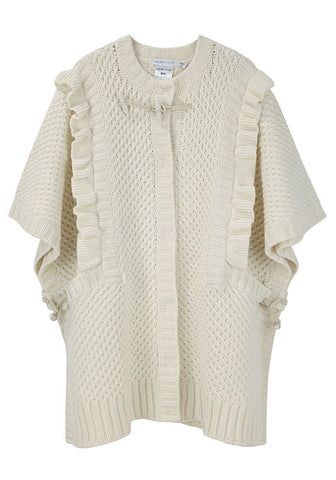 Cable Knit Cape