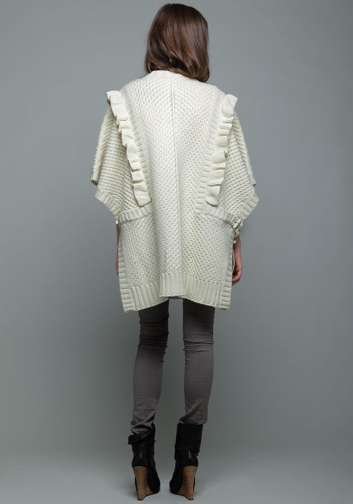 Cable Knit Cape