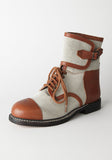 Canvas Biker Boot