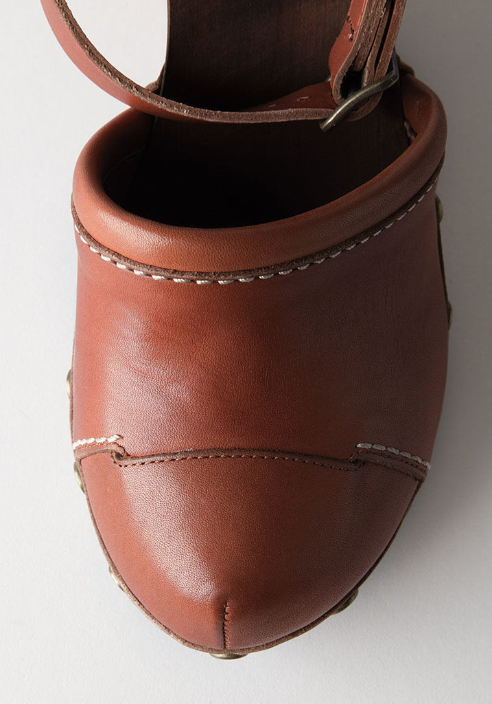 Clog Wedge w/ Ankle Strap