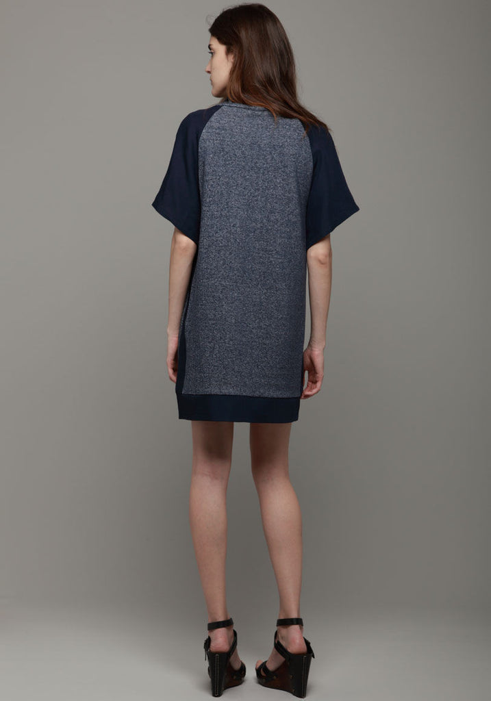 Drawstring Neck Dress