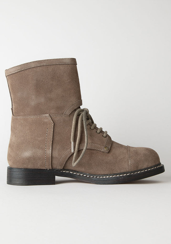 Nubuck Biker Boot