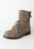 Nubuck Biker Boot