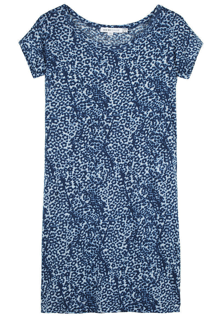 Printed Shift Dress